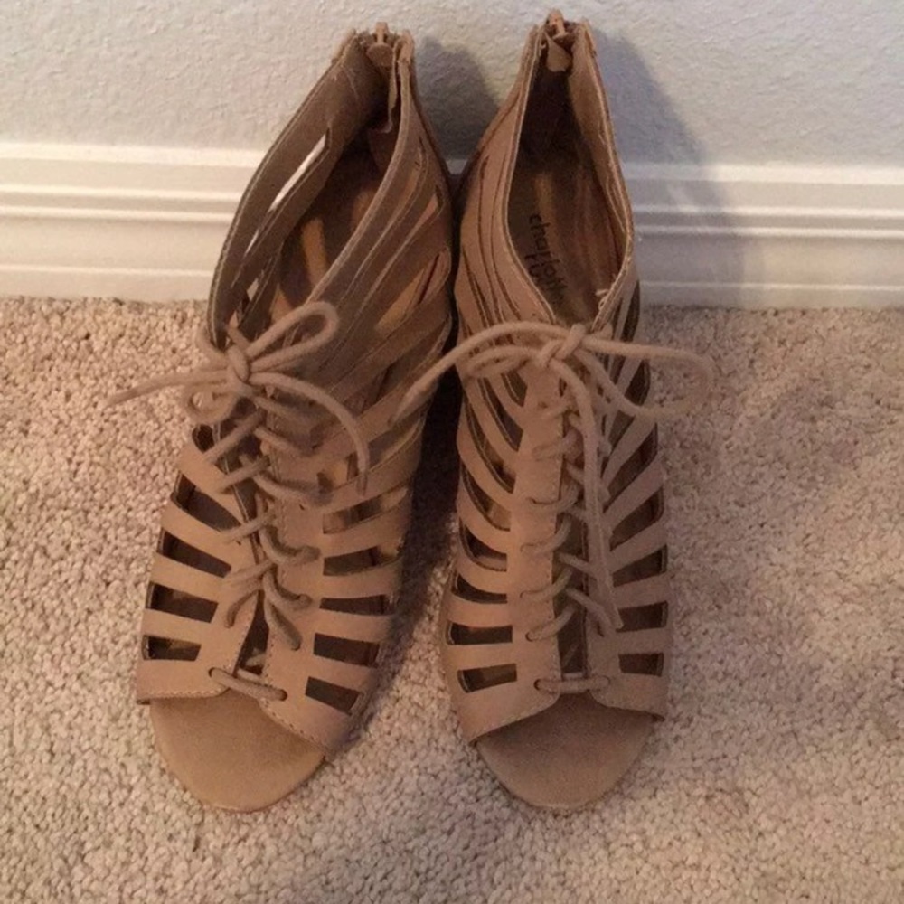 wedged sandals